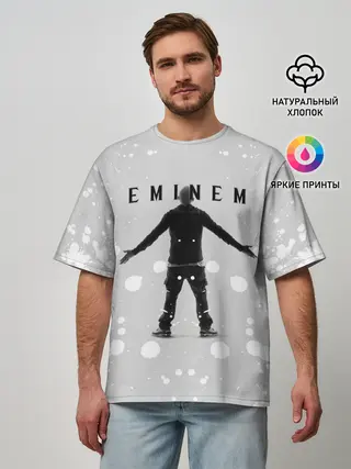 Мужская футболка оверсайз / EMINEM | ЭМИНЕМ