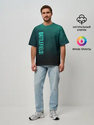 Мужская футболка оверсайз / BattleField 6