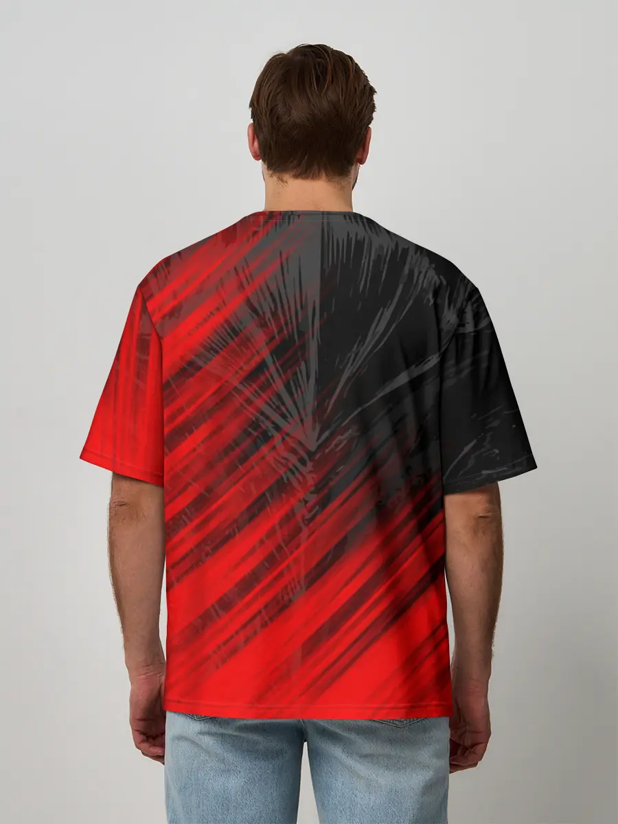 Мужская футболка оверсайз / Берсерк символы