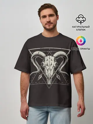 Мужская футболка оверсайз / Культ