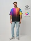 Мужская футболка оверсайз / НЕОНОВЫЙ ЦВЕТ
