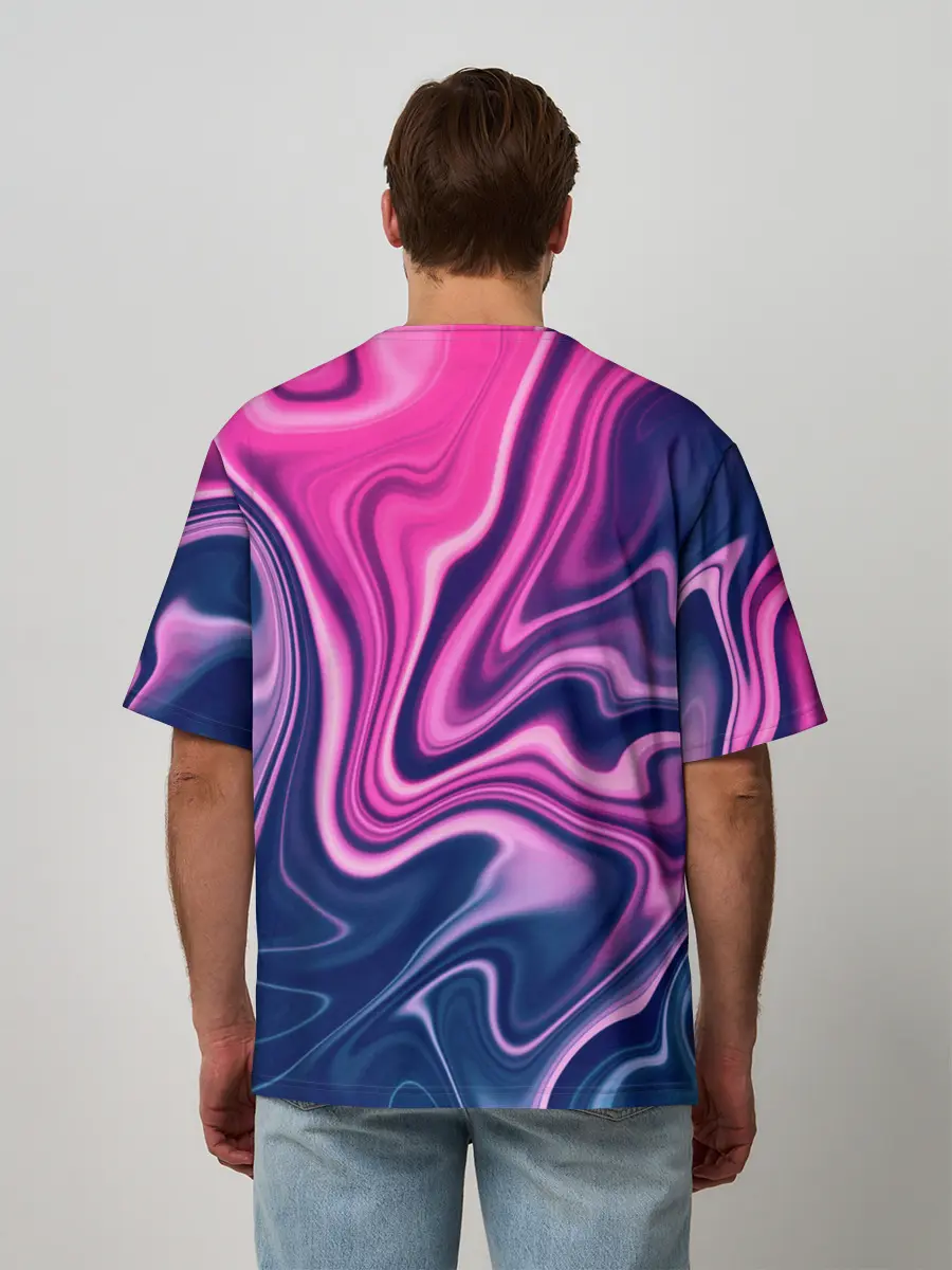 Мужская футболка оверсайз / Abstraction