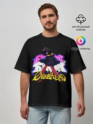 Мужская футболка оверсайз / FNF WHITTY