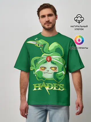 Мужская футболка оверсайз / Hades Dusa Gorgon