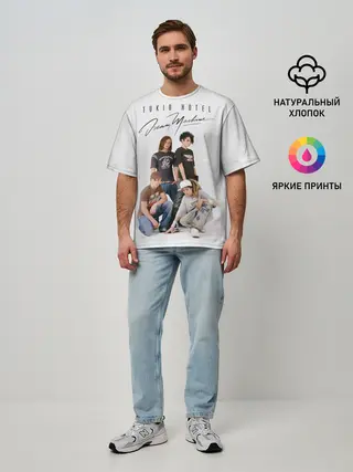 Мужская футболка оверсайз / Tokio Hotel