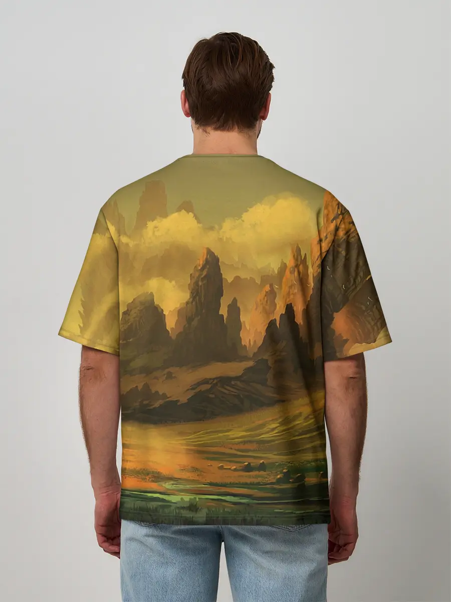 Мужская футболка оверсайз / Zhong Li