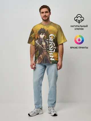 Мужская футболка оверсайз / Zhong Li