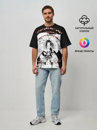 Мужская футболка оверсайз / Хао Асакура