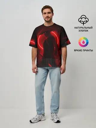 Мужская футболка оверсайз / SAMURAI
