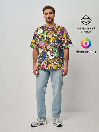 Мужская футболка оверсайз / Capcom World