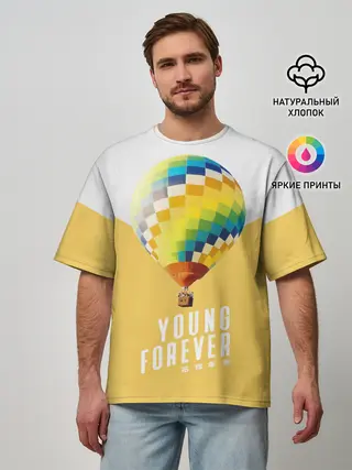 Мужская футболка оверсайз / BTS Young Forever
