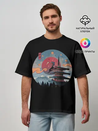 Мужская футболка оверсайз / Shinigami