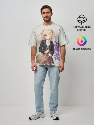 Мужская футболка оверсайз / Fischl