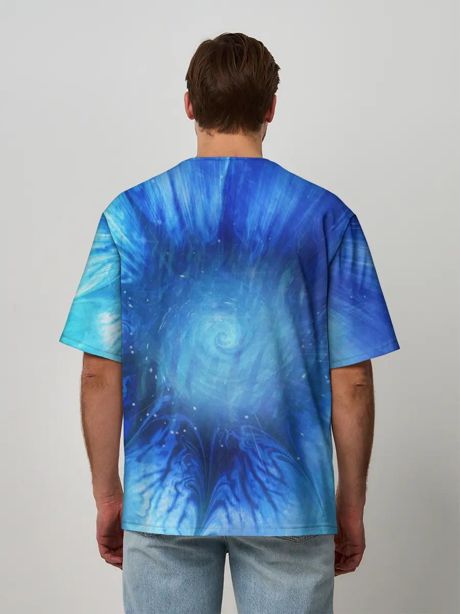 Мужская футболка оверсайз / Барбара. Genshin Impact