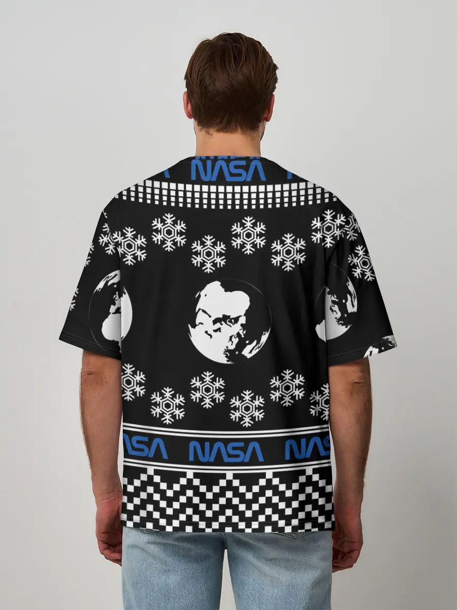 Мужская футболка оверсайз / НАСА