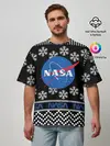 Мужская футболка оверсайз / НАСА
