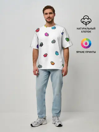 Мужская футболка оверсайз / Among Us