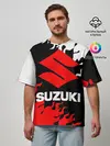 Мужская футболка оверсайз / SUZUKI