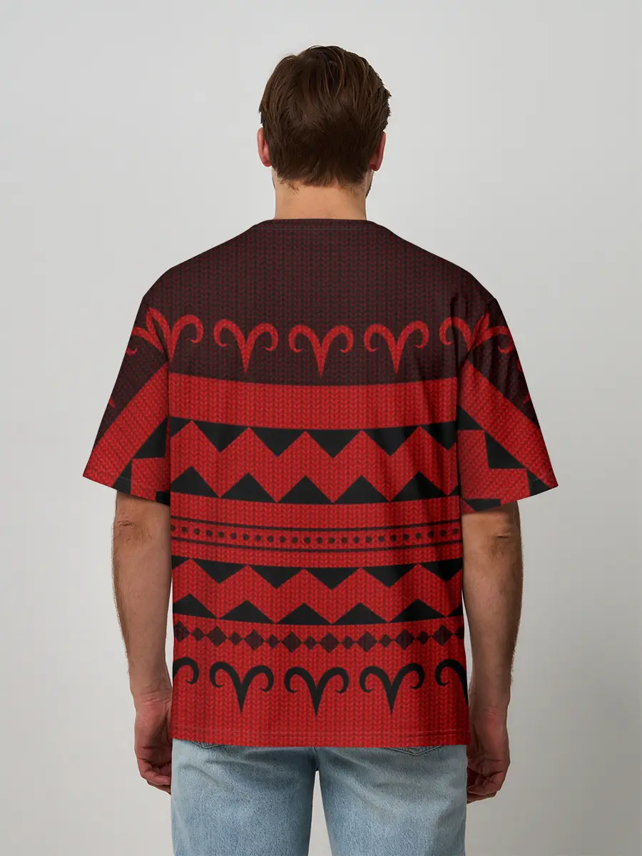 Мужская футболка оверсайз / Отель Хазбин Чарли