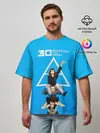 Мужская футболка оверсайз / Группа 30 Seconds to Mars