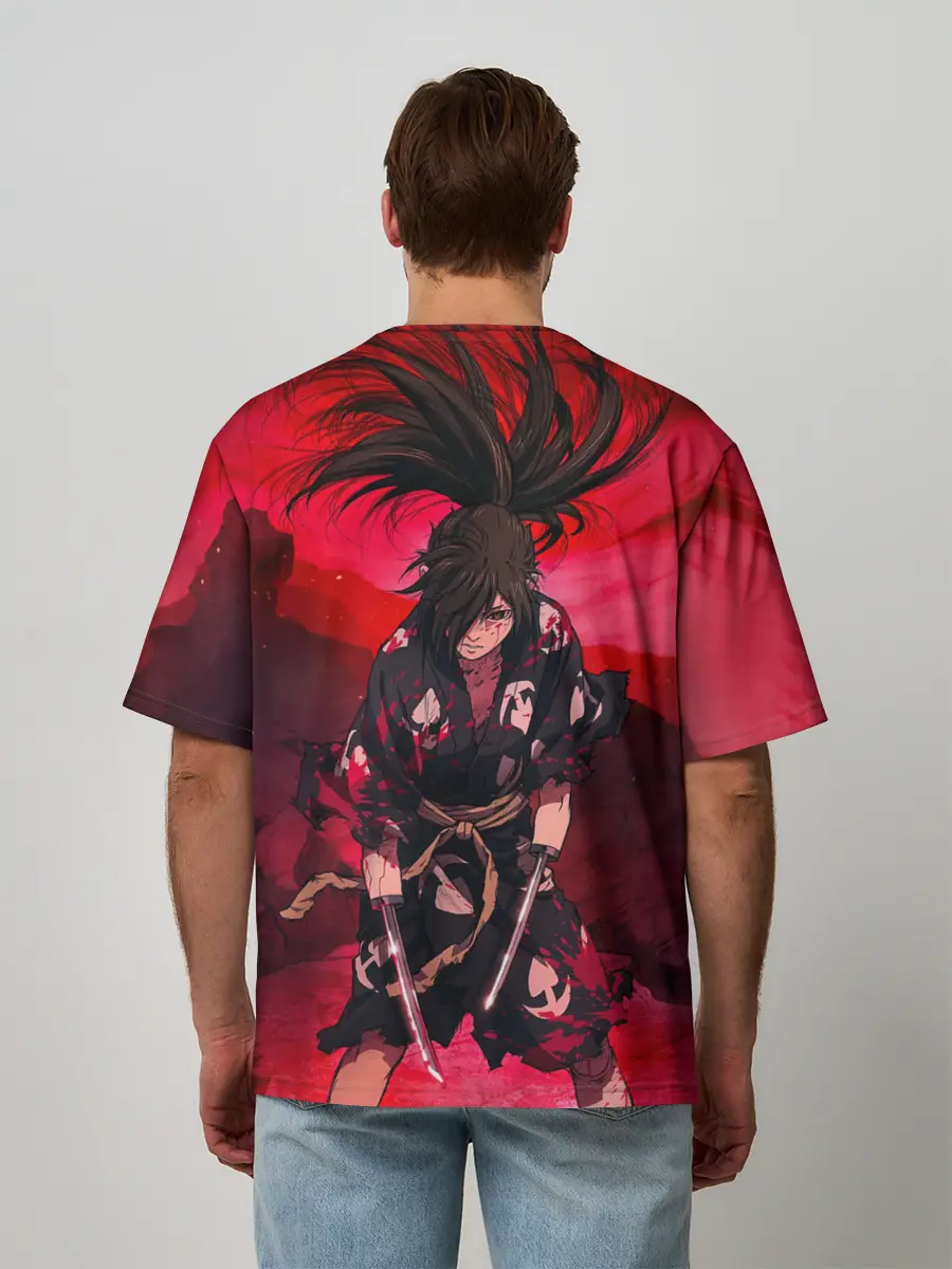 Мужская футболка оверсайз / Dororo Poster | Дороро Постер
