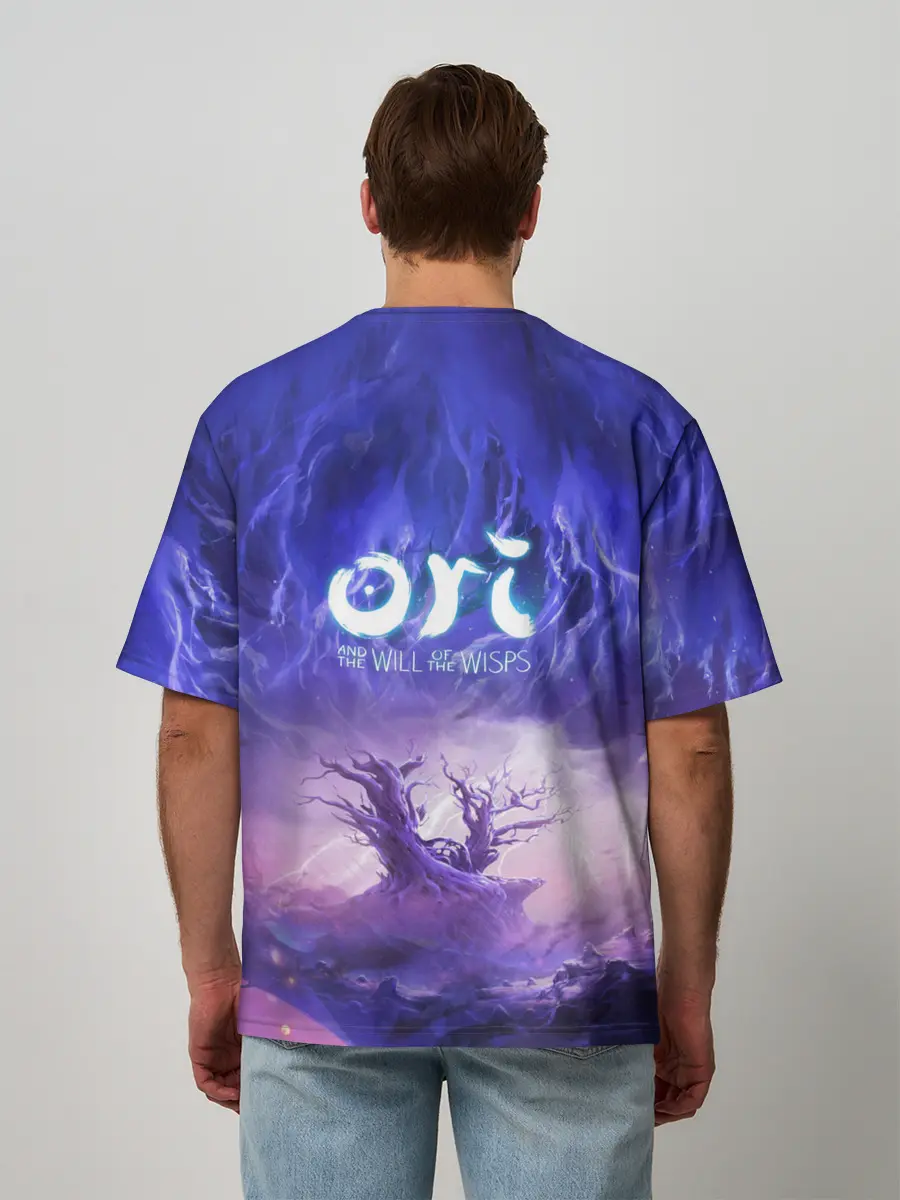 Мужская футболка оверсайз / Ori - And The Will Of The Wisp