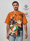 Мужская футболка оверсайз / Волебольная команда из аниме HAIKYUU!!