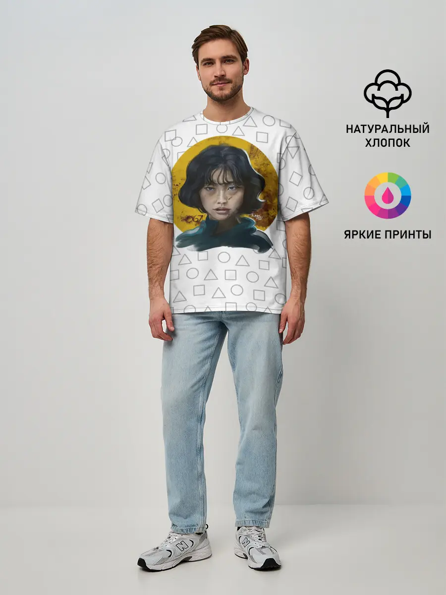 Мужская футболка оверсайз / Кан Сэ Бёк