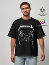 Мужская футболка оверсайз / Meowtallica.