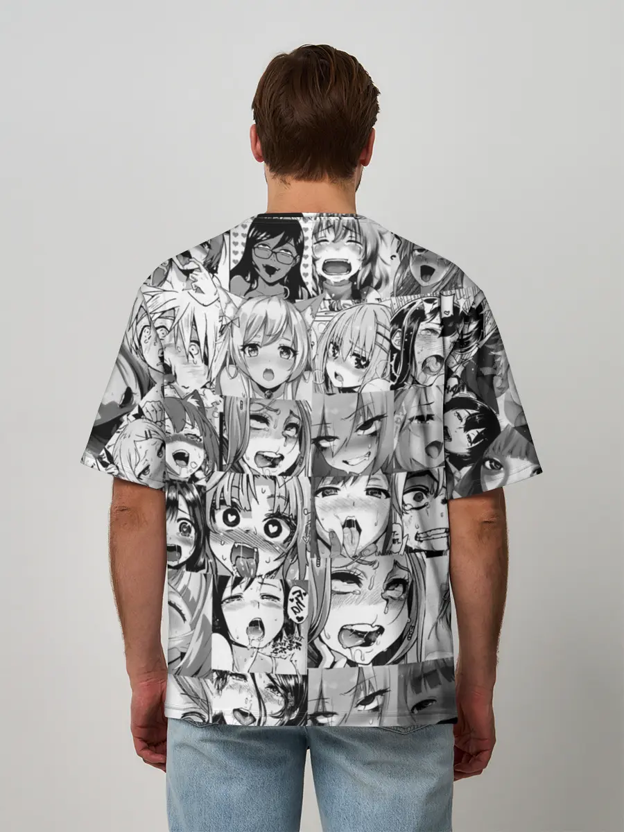 Мужская футболка оверсайз / Японская анимация