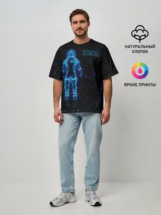 Мужская футболка оверсайз / Fortnite