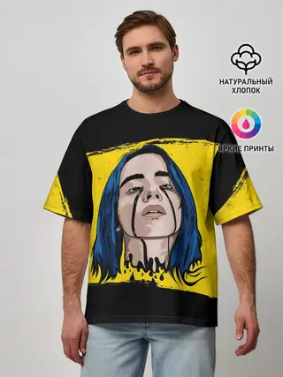 Мужская футболка оверсайз / BILLIE EILISH