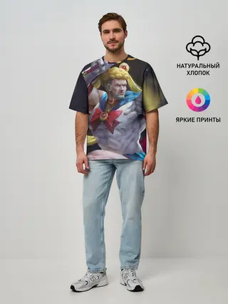 Мужская футболка оверсайз / Сейлор Панч