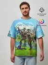 Мужская футболка оверсайз / Fortnite