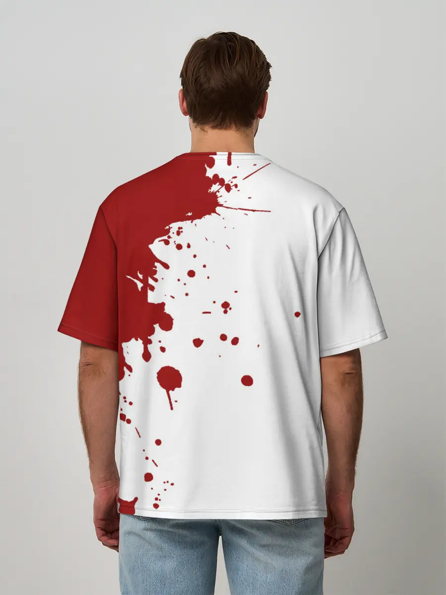 Мужская футболка оверсайз / AC/DC Back in Black