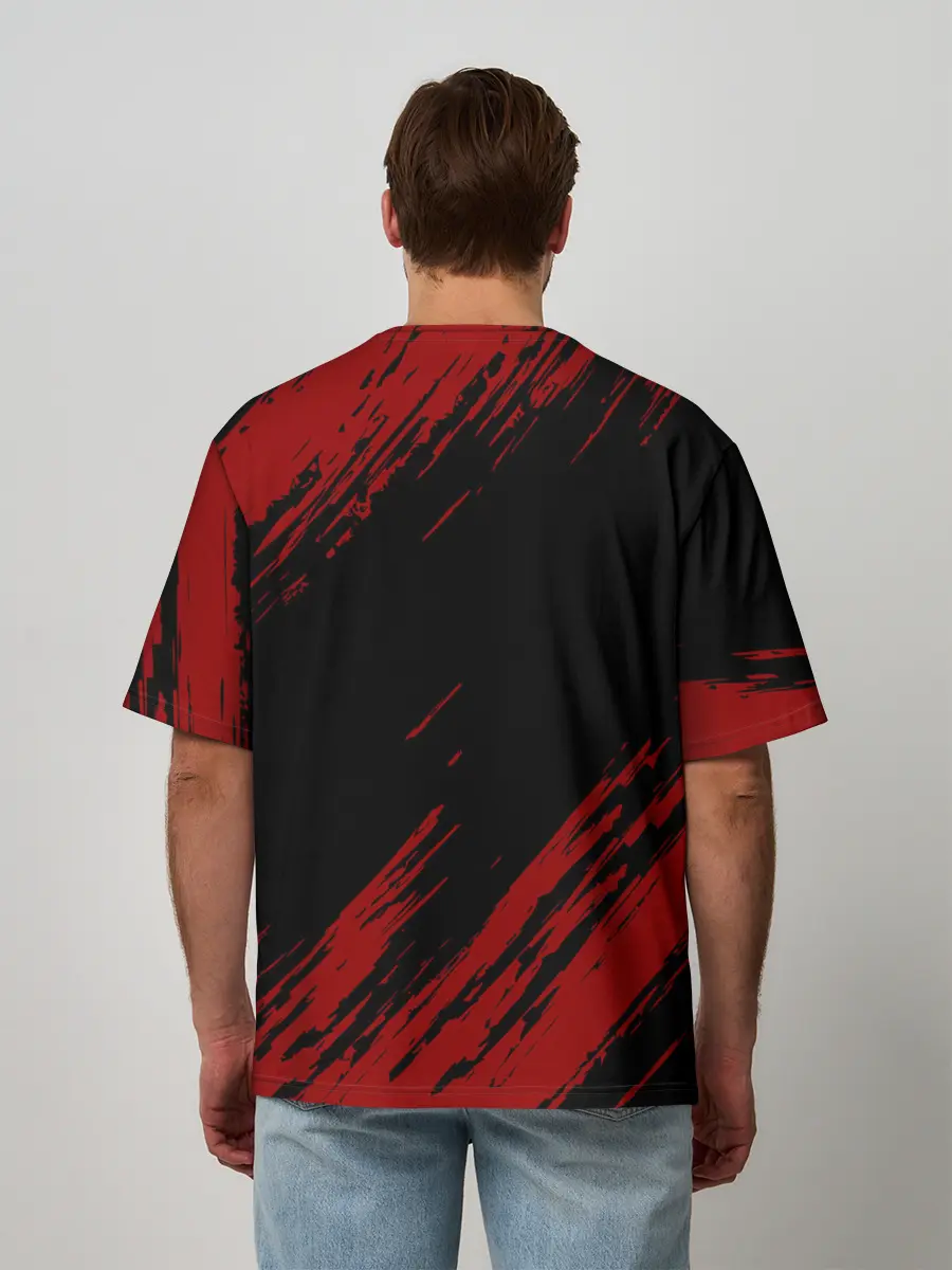 Мужская футболка оверсайз / Стальной алхимик | Fullmetal Alchemist