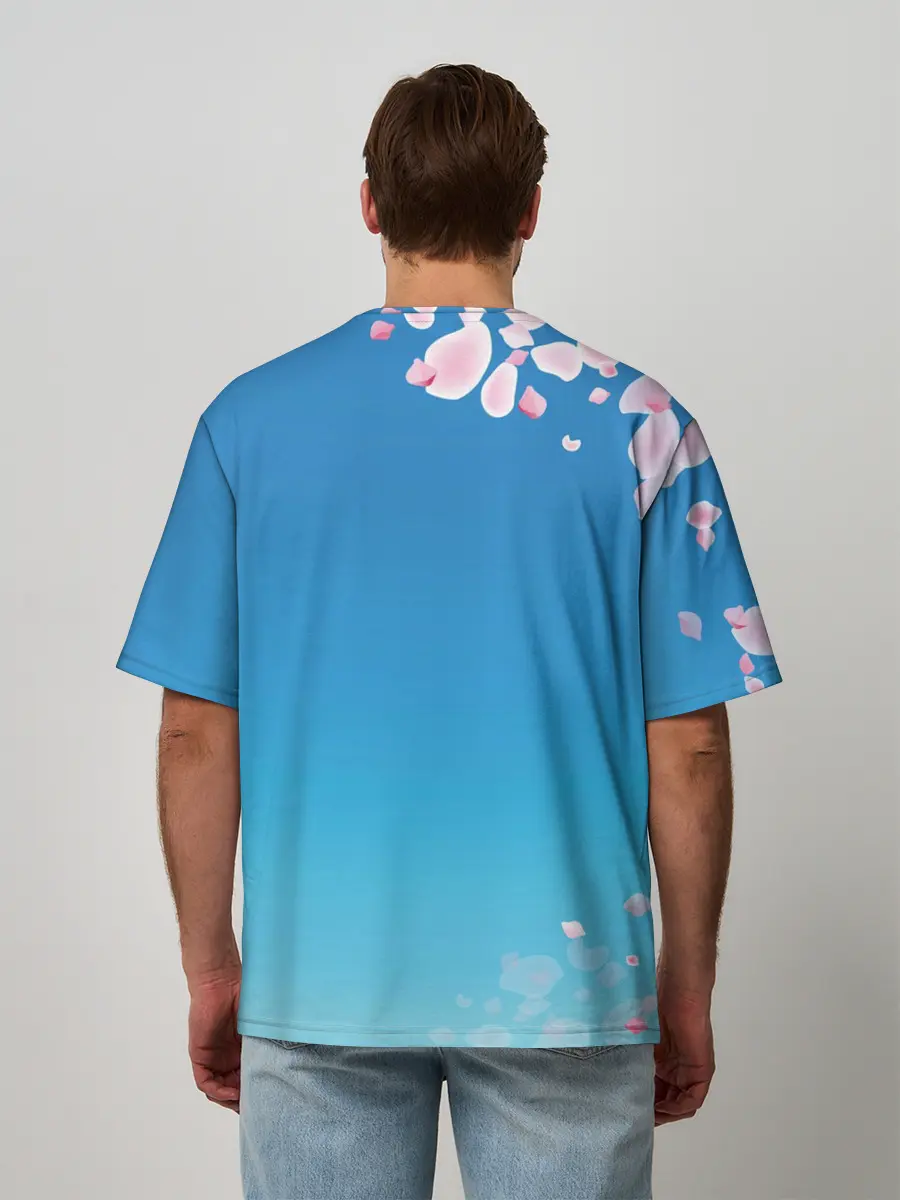 Мужская футболка оверсайз / Azusa Aizawa