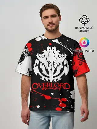 Мужская футболка оверсайз / OVERLORD | оверлорд.