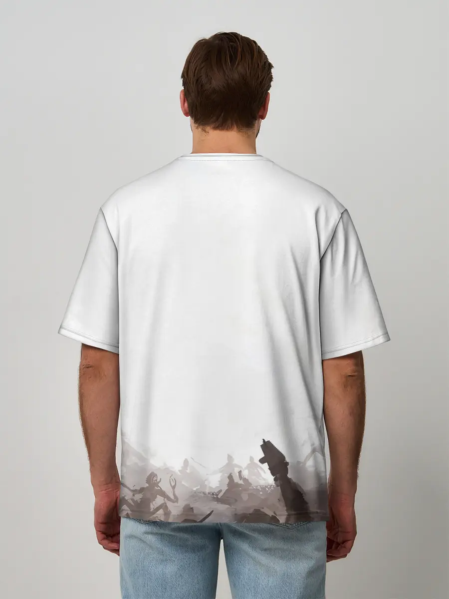 Мужская футболка оверсайз / Quake War