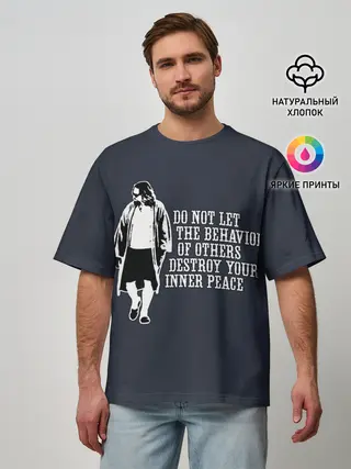 Мужская футболка оверсайз / The Big Lebowski