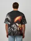 Мужская футболка оверсайз / FRACTALS