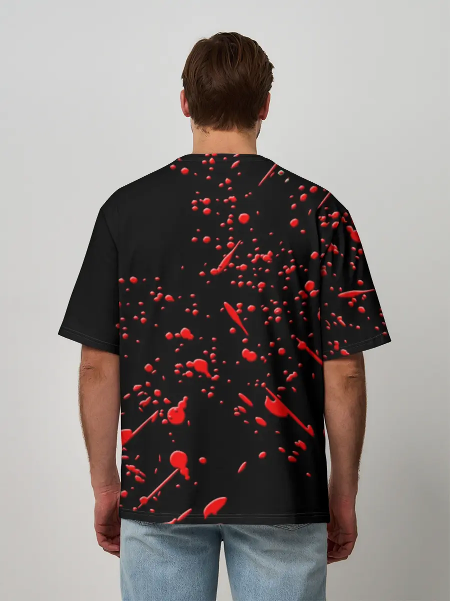 Мужская футболка оверсайз / Панда Мафиози