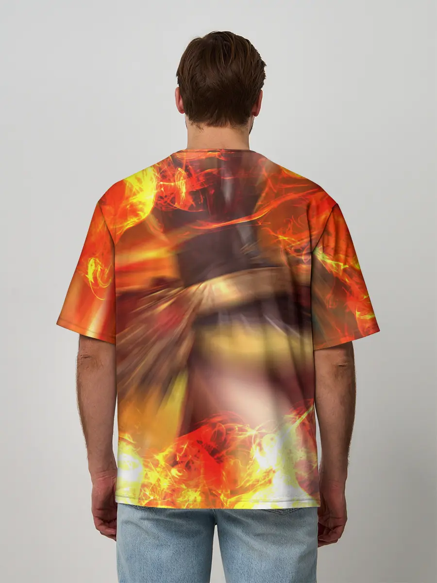 Мужская футболка оверсайз / Сян Лин | Genshin Impact