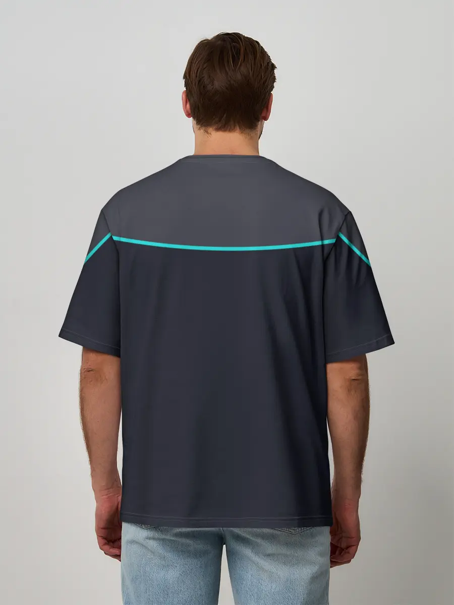 Мужская футболка оверсайз / Detroit AX400