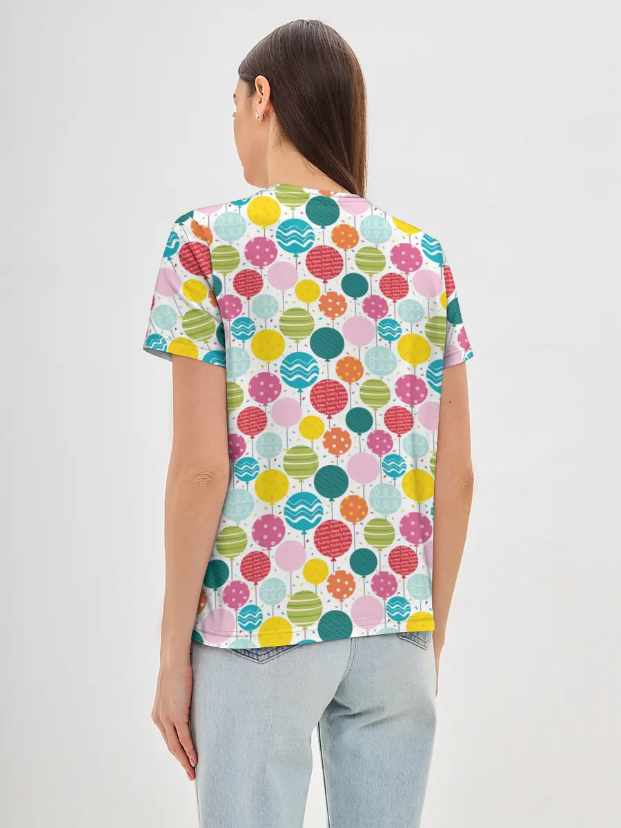 Женская базовая футболка / Праздник