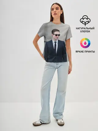 Женская базовая футболка / Роберт Паттинсон