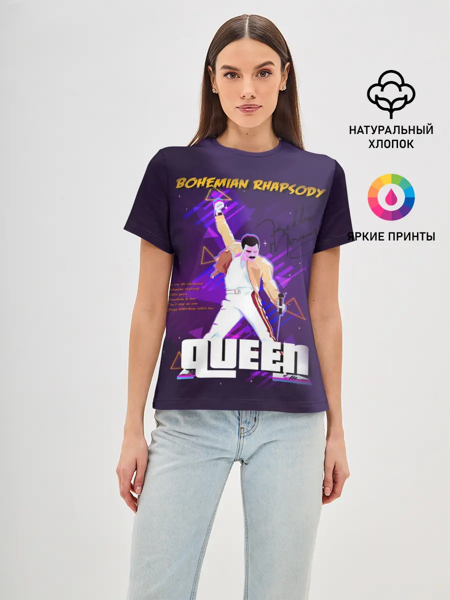 Женская базовая футболка / Queen