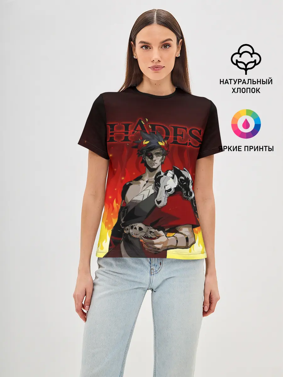 Женская базовая футболка / HADES ZAGREUS