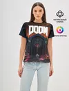 Женская базовая футболка / DOOM - Hellgate