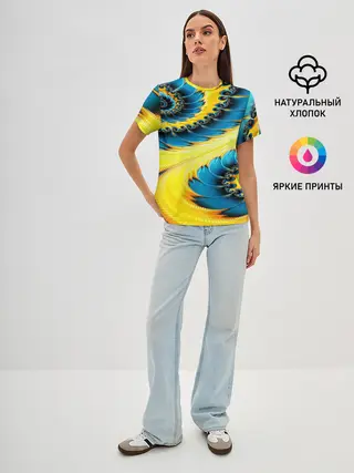 Женская базовая футболка / ABSTRACT EXCLUSIVE